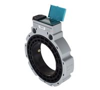 Ultrasonic Water Meter Clamp On Flowmeter DN125 DN150 RS485 Digital Water Flowmeter IP68 Sandwich-type Versatile Unit Options(DN125)