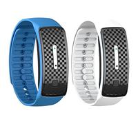 Ultrasonic Weight Loss Wristband,Josfit Ultrasonic Fat Blasting and Detoxing Wristband,Matteo Ultrasonic Body Shape Wristband Pro for Men and Women (White+Blue)