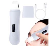 Ultrasound Face Scraper - Deep Cleaning Skin Spatula, Rechargeable Care Instrument | High Frequency Dermal Purifying Resurfacing Mechanism, Intelligent Vibration Renewal Enhancement Ritual Sol