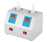Ultrasound Gel Warmer Digital 2 Bottles Gel Warmer Massage Oil Warmer with 200ml Bottles, Gel Warmer Ultrasound Bottle Warmer for Oil Lotion Cream Gel 68-113℉ 12V