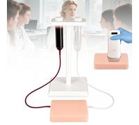 Ultrasound Guided Vascular Access Training Model Kit, Realistic Vein Puncture Simulator with Fluid System Durable Injection Practice Block for Nursing Medical Education