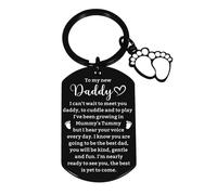 Ultrasound Keychain for Dad, First Time Dad Gifts, Gender Reveal Gifts, Pregnancy Announcement for Husband, First Fathers Day Gift, Husband Gifts for New Dad from Wife, New Dad Dad to Be Keychain,
