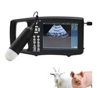 Ultrasound Scanner for Veterinary Use, Portable B-Ultra Sound Machine with 3.5 MHz Mechanical Probe, Ideal for Pregnancy Detection in Cattle and Pigs