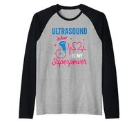 Ultrasound Tech Diagnostic Imaging Scan Specialist Raglan Baseball Tee