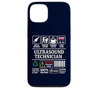 Ultrasound Technician Label Skills Sarcasm Coffee Wine Case for iPhone 13