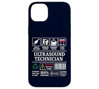 Ultrasound Technician Label Skills Sarcasm Coffee Wine Case for iPhone 14 Plus