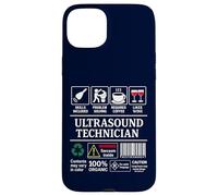 Ultrasound Technician Label Skills Sarcasm Coffee Wine Case for iPhone 15 Plus