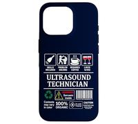 Ultrasound Technician Label Skills Sarcasm Coffee Wine Case for iPhone 16 Pro