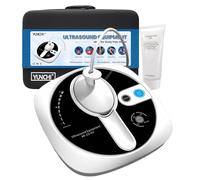 Ultrasound Therapy Machine 1MHz Portable Massage Device for Muscle and Joint Relief, 3-Level Adjustment Gears, Ultrasonic Physiotherapy Massager Device for Home Use (White 03)