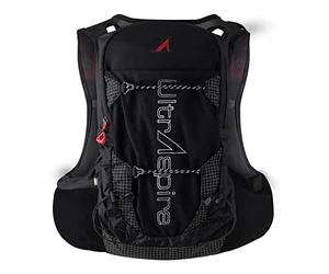 UltrAspire Zygos Unisex Lighweight Hydration Ultra Running Pack - 5.0 Pitch Black, Small W/ 2L Reservoir