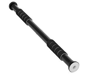 Ultrasport 2-way pull-up bar, individually adjustable for a length of 65 to 103 cm, pull-up bar made of sturdy steel, loadable up to 100 kg, door bar for effective training of the upper body muscles