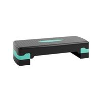 Ultrasport Aerobic Exercise Step Board I Non-Slip, 2-Level Height Adjustable I Fitness Exercise Stepper for Home, Gym Stepboard, Workout Step Bench Platform, 68 x 28 cm, Green