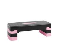 Ultrasport Aerobic Exercise Step Board I Non-Slip, 3-Level Height Adjustable I Fitness Exercise Stepper for Home, Gym Stepboard, Workout Step Bench Platform, 68 x 28 cm, Pink