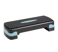 Ultrasport aerobic stepping board, stepping board, training device, training board, multifunctional fitness device, fitness board, step, height-adjustable, home stepper, stepbench, Black/Mint