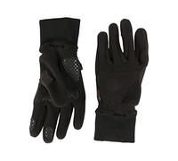 Ultrasport Cozy Men’s and Women’s basic fleece winter gloves with grip zones for cycling and other outdoor activities, black, XL