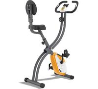 Ultrasport F-Bike Folding Exercise Bike 286 lbs Capacity, Extra Silent with Relax Foam Seat I Exercise Bikes for Home Use, Exercise Bike Foldable, Indoor Bike (Black-Red)