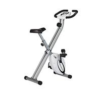 Ultrasport F-Bike Folding Exercise Bike 286 lbs Capacity, Extra Silent with Relax Foam Seat I Exercise Bikes for Home Use, Exercise Bike Foldable, Indoor Bike (white-silver)