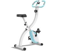 Ultrasport F-Bike Folding Exercise Bike 286 lbs Capacity, Extra Silent with Relax Foam Seat I Exercise Bikes for Home Use, Exercise Bike Foldable, Indoor Bike (Mint)