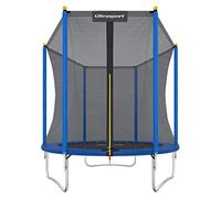 Ultrasport Garden Trampoline Uni-Jump, Kids Trampoline, Trampoline Complete Set Including Jumping Sheet, Safety Net, Padded Net Posts and Edge Cover, 72 in (183 cm)