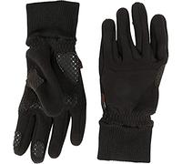 Ultrasport Men Basic Cozy Fleece Winter Gloves - Black, Medium