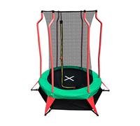 Ultrasport mini trampoline Happy Jump for toddlers between 3 and 5 years of age, with safety net, stable stand, elastic rope system, usable inside and outside, Ø 140 cm