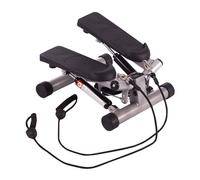 Ultrasport Swing Stepper inklusive Trainingsbändern / Hometrainer Stepper mit verstellbarem Widerstand und kabellosem Trainingscomputer “ Up-Down-Stepper f¼r Einsteiger und Trainierte, klein & kompakt