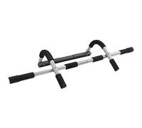 Ultrasport Unisex 4-1 door pull-up bar, upper body trainer, multifunctional training device for home and office pull-up bar, frame length from approx. 61 to max. 81, (Grey/Black)