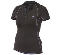 Ultrasport Women's Quick-Dry-Function Running Shirt - Black/Purple, Small