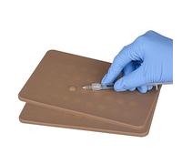 Ultrassist Intradermal Injection Training Pads Dark Skin with 64 Injection Spots, Injection Practice Pad for Medical Student, Artificial Skin-Like Practice Pad (for Training Use Only)