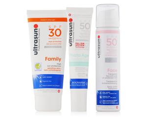 Ultrasun 3 Piece Daily Basics Face & Body Collection