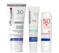Ultrasun - Bundles Trio: Photo Age Control Fluid 40ml, Hand Cream 75ml & Lip Protection 4.8g for Women