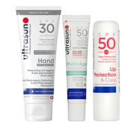 Ultrasun - Bundles Trio: Photo Age Control Fluid 40ml, Hand Cream SPF30 75ml & Lip Protection 4.8g for Women