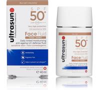 ultrasun Face Fluid Tinted-Honey Anti-Ageing SPF50+, 40 ml