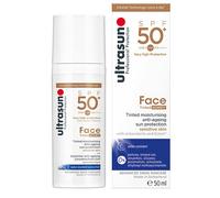 Ultrasun SPF50+ Tinted Face Sun Cream (Various Shades) - Honey