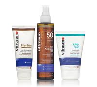 Ultrasun Happy Summer 3 Piece Tan Activator Collection & Bag