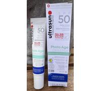 Ultrasun Photo Age Control Age Fluid SPF 50 Face Sun Cream Protection 40ml New