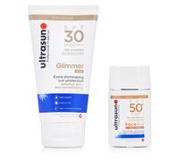 Ultrasun Sun Protection Glimmer Max & Tinted Face Fluid 2 Piece Set