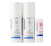 Ultrasun Three-Piece Anti-Pigmentation SPF 50 Face Duo with Lip