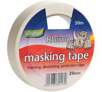 Ultratape 24mmx50m Rhino General Purpose Masking Tape