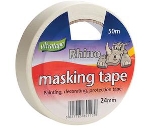Ultratape 24mmx50m Rhino General Purpose Masking Tape