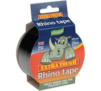 Ultratape 50mm x 20m Extra Tough Black Cloth Rhino Tape