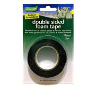 Ultratape Double Sided Foam Tape Grn Liner (Ultra), Black, 19mm X 2M, 48