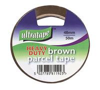 Ultratape Heavy Duty 50m Brown Parcel Tape 48mm