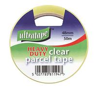 Ultratape Heavy Duty 50m Clear Parcel Tape 48mm
