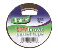 Ultratape Heavy Duty Brown Parcel Tape 48mm X 50M