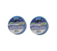 Ultratape Multipurpose Rhino Gaffer Cloth Tape 50mm X 50M Blue Pack Of 2