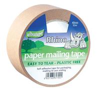Ultratape Paper Mailing Tape, Easy Tear & Plastic Free | 48mm x 50, 50m