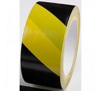Ultratape Pvc Hazard Warning Tape, 50mm x 10M, Black & Yellow