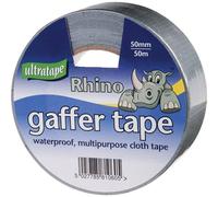 Ultratape Rhino 50m Gaffer Cloth Tape 50mm Silver Ultratape Multicolor