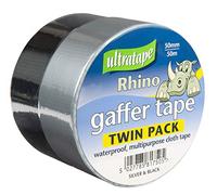 Ultratape Rhino Gaffer Tape - Twin Pack - Black & Silver